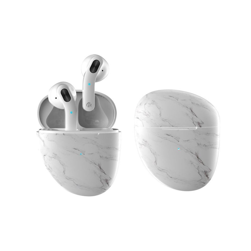 Marble Pebble Twin Bluetooth Headphones_voghion.com