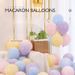 10 Zoll (25 cm) großer, 2,2 g schwerer Macaron-Ballon, matt, ideal für Geburtstagsfeiern, Hochzeiten und andere Veranstaltungen._voghion.com