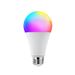 Bezdrátová Bluetooth 4.0 chytrá žárovka Tuya s ovládáním přes aplikaci, stmívatelná 15W E27 RGB+CW+WW LED lampa se změnou barvy kompatibilní s IOS/Android_voghion.com