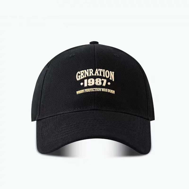 Unisex UV Korumalı Beyzbol Şapkası - Büyük Boy Ayarlanabilir Harf Şapkası Erkekler ve Kadınlar İçin Tüm Mevsimler İçin Moda Günlük Güneş Şapkası_voghion.com