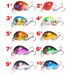 Mini Rock Fat Luya Bait 3cm/1.6g Plastmasas mākslīgā ēsma cietā ēsma_voghion.com