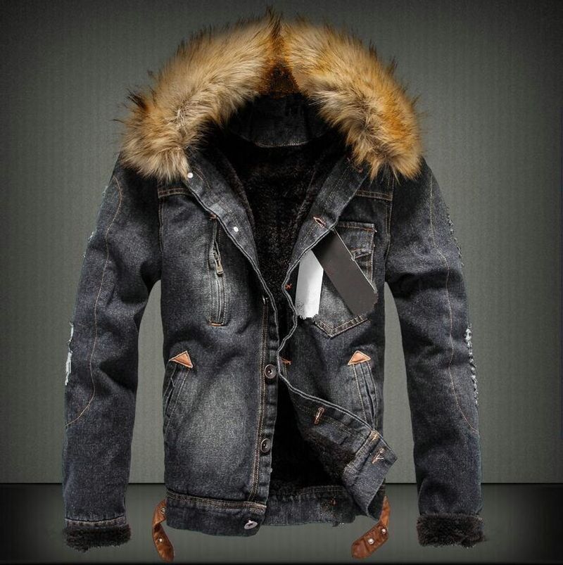 Herrenbekleidung Herbst und Winter neue Jeansjacken für Herren im Paarstil_voghion.com