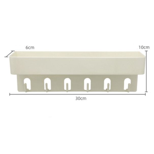 3Pcs Multifunctional Wall Shelf Organizer Wall Mounted Seasoning Storage Rack Perforation-free Installati Vanity Storage Rack_voghion.com