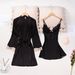 Nachtwäsche für Damen Pyjamas zweiteiliges sexy Heimkleid-Set für Damen kann draußen getragen werden_voghion.com