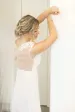 Hai Jewely Lace Applique Wedding Veil With Peals 2022 New Tulle Cut Eage Bide Headpiece Bidal Accessoies_voghion.com