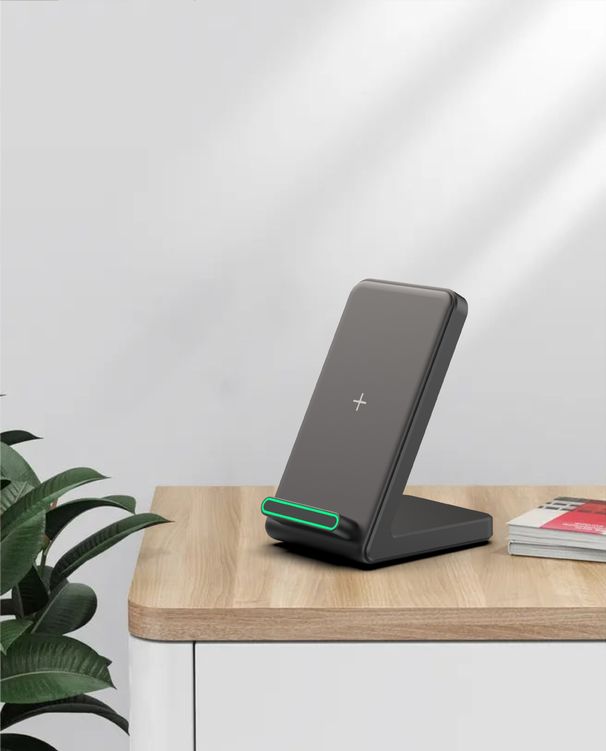 15W Fast Wireless Charging Bracket Suitable for Apple Samsung Huawei Google Mobile Phone Desktop Wireless Charger_voghion.com