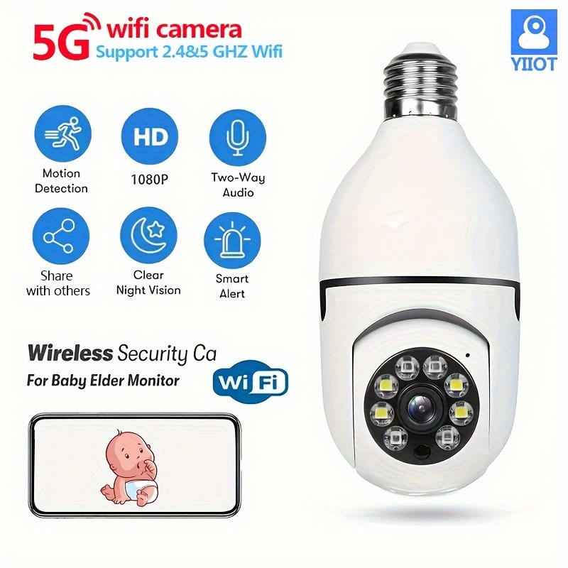 360-Grad-Smart-Home-Überwachungskamera mit visueller aktiver Verteidigung – Zwei-Wege-Audio und Bewegungserkennung_voghion.com