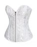 Korse Kaynak Çapraz Kaynak Fermuarlı Gelinlik Taban Bel-kapalı Göğüs Vücut Şekillendirici Saray Korse_voghion.com
