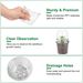 30Pcs Plant Nursery Pots PET Flower Seed Starting Pots Container With Dome With Drainage Holes_voghion.com
