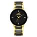 Aurora Atelier Hot Sale Black Dial Steel Quartz Men Business Watch_voghion.com