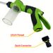 1pc Portable High-pressure Car Wash Gun Quick Connection Adapter - Multi-function Garden Hose Nozzle - Adjustable Thickening Rod Spray_voghion.com