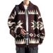 Herren-Strickjacke in Übergröße – Ethno-Muster, Business Casual, atmungsaktiv und maschinenwaschbar (Schwarz, Kaffeebraun, Weinrot)_voghion.com