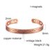 Meathly Magnetic Pure Copper Bracelets Women Health Energy Love Infinity Bangles Femme Adjustable Open Cuff Jewelry Resizable_voghion.com