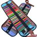 50-Color Wooden Pencil Case For Colored Pencils - Portable Art Supplies Organizer For Students & Artists, Durable Wooden Design, 2B Hardness_voghion.com