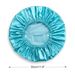 Women's Waterproof Shower Cap - Reusable Double-Layer Hair Protection (Elastic & Adjustable Universal Fit For Bathing Swimming & Spa)_voghion.com