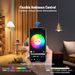 Compatibilità con controllo per lampadine LED Alexa multicolore da 9 W, 800 lumen, confezione da 4, lampadine intelligenti Google Vera, assistente intelligente._voghion.com