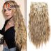 7-teilige Perücke-Set, Corn Curls, ongeféier 50 cm, 145 g, Verlängerung, Perücke mat chemesche Faseren, synthetesch Perücke_voghion.com