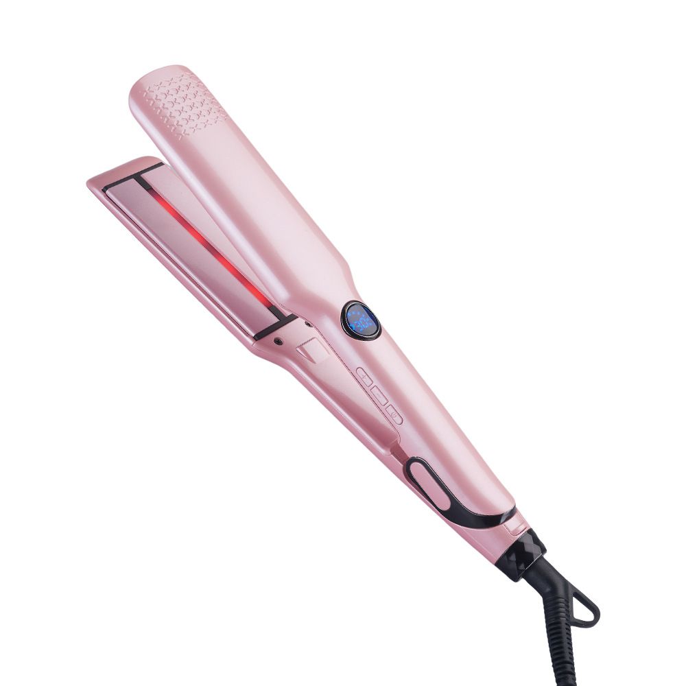 Ceramic Multifunctional Hair Straightener & Curler, Electric Flat Iron For Styling_voghion.com