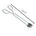 Comodi utensili per barbecue in acciaio inox, tipo forbici, clip per cibo grigliato, accessori per barbecue, pinze portatili, gadget per esterni_voghion.com