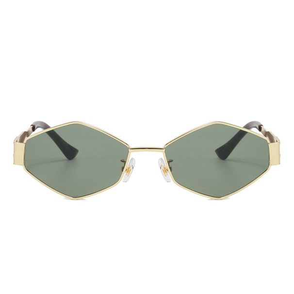 Metalen Rhombus Zonnebril Dames Zonnebril 2025 Nieuw_voghion.com