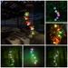 Solar Wind Chime Lamp Rice Ball Hummingbird Color Changing Lamp String LED Outdoor Garden Decoration Hanging Lamp_voghion.com