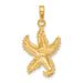 14k Polished Open-Backed Starfish Pendant_voghion.com