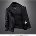 Men's Oversized Shearling-Lined Jacket – Thickened Winter Coat With Fleece Interior (Black, Relaxed Fit, M-5XL)_voghion.com