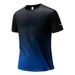 Men's Clothing Ice Silk Short Sleeve Thin Gradient Casual Sports Outdoor T Shirt_voghion.com