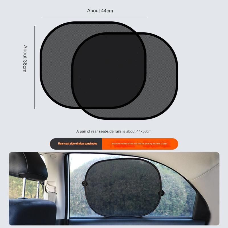 Car mesh sunshade window sun protection heat insulation sunshade car mesh side curtain shading board_voghion.com