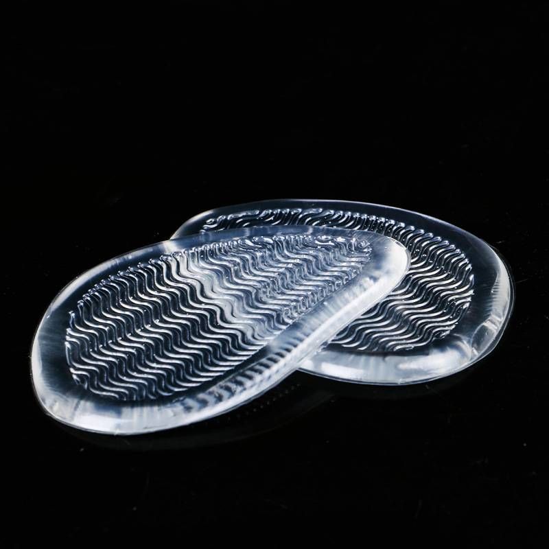 Silikon-Wasserwellen-Vorfußpolster, halbe Größe, Einlegesohle, halbes Handflächenpolster, High-Heel-Schuh, mit klebrigem, rutschfestem, transparentem Kristall-Halbfußpolster_voghion.com
