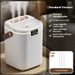 Humidifier - 3 Nozzle USB Portable Air Humidifier With 1-2.5L Tank, Mood Light, Quiet For Home & Office (White/Khaki)_voghion.com