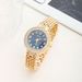 Fashion Diamond-Studded Small Dial Bracelet Korean Style Women's Student Watch_voghion.com