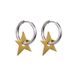 Nowe kolczyki ze stali tytanowej w kształcie pięcioramiennej gwiazdy w kolorze złotym i srebrnym, modne i uniwersalne, w stylu zimnym, dla mężczyzn i kobiet, kolczyki podkreślające osobowość, klipsy do uszu_voghion.com
