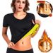 Fat Burning Sauna Shirt Women Waist Trainer Reducing Shapewear Lady Hot Sweat Tank Top Weight Loss Slimming Wo_voghion.com