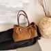 2024 Trendy Matte Texture Tote Commuter Large Capacity Suede Handbag Shoulder Women's Bag_voghion.com