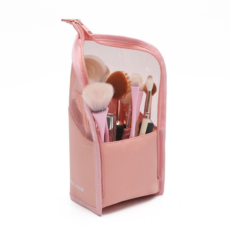 New Storage Bag Makeup Bag Large Capacity High Appearance Level Fashion Makeup Brush Portable Waterproof Storage Bag Mouth Red Envelope_voghion.com