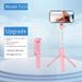 Adjustable Bluetooth Selfie Stick Tripod With Ring Light – Portable Phone Stand For Live Streaming, Vlogging & Perfect Group Shots_voghion.com
