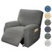 Housse de fauteuil inclinable en polyester de qualité supérieure – Taille universelle pour canapés une et plusieurs positions, housse extensible à motif géométrique_voghion.com