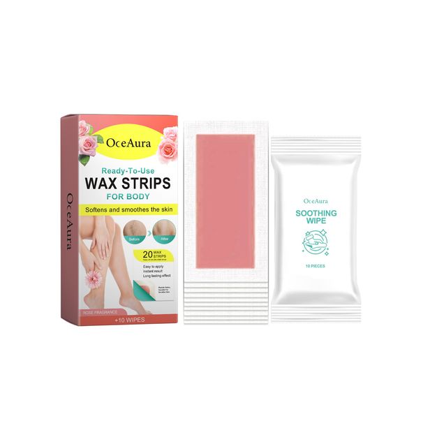 OceanAura Rosenpapier, Körper, Achseln, Arme, ganzer Körper sanft ohne schwarze Flecken zu hinterlassen, Haarentfernungswachspapier neu 2024_voghion.com