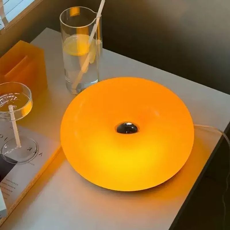Nachtlicht im Bettkopfteil, leichte, hochwertige, kreative Dekoration, atmosphärisches Gefühl, süße Schreibtischlampe, Donut-Wandlampe_voghion.com