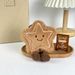 British Fun Star Biscuit Doll Christmas New Five Pointed Star Plush Soothing Doll Key Chain Bag Pendant_voghion.com