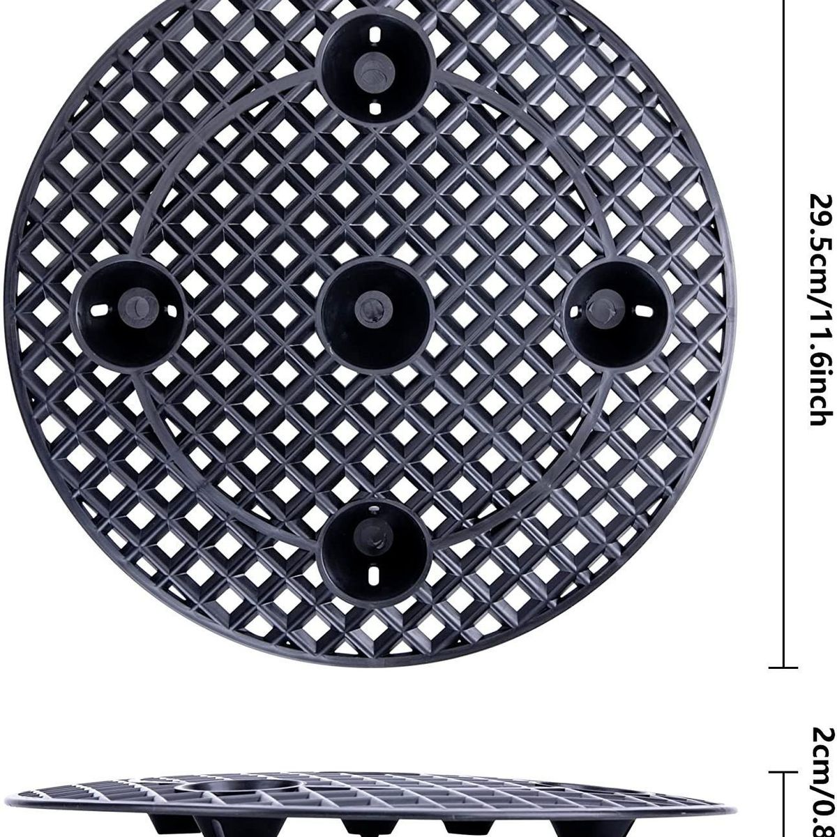 Chassis voor wortelcontrole van 30 cm, potplantenrek, geschikt voor terras of patio_voghion.com