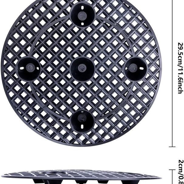 Chassis voor wortelcontrole van 30 cm, potplantenrek, geschikt voor terras of patio_voghion.com