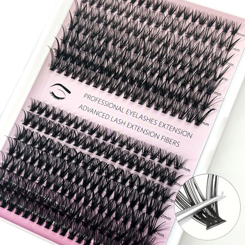 ​30D+40D DIY Cluster Lashes Kit - Pre-Sectioned Volume & Curl (Includes Application Tools, Professional Lash Extension Set)​_voghion.com