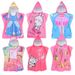 Accappatoio con cappuccio per bambini - Poncho da spiaggia e da bagno in microfibra con stampa di simpatici cartoni animati (ultra assorbente, ad asciugatura rapida, morbido e confortevole, unisex, 76,2 x 152,4 cm)_voghion.com