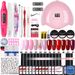 Colle à ongles, vernis à ongles, ensemble combiné, nouveau kit de colle pour photothérapie, colle pailletée, lampe de photothérapie, salon de manucure dédié_voghion.com
