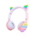 Nuovo auricolare Bluetooth per cartoni animati M6 orecchie di gatto luminose auricolare wireless per bambini, stereo step-down bubble_voghion.com