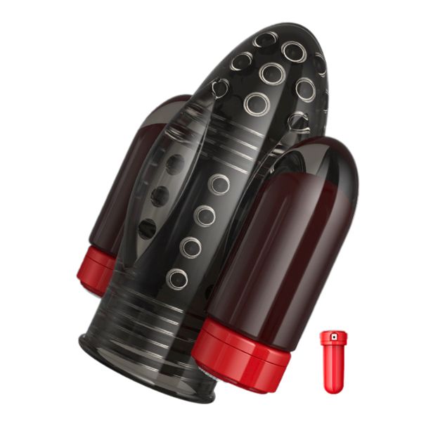 Wholesale Men Vibrating Masturbation Toys Multiple Vibrating Modes Pocket Pussy Masturbation Cup For Man_voghion.com