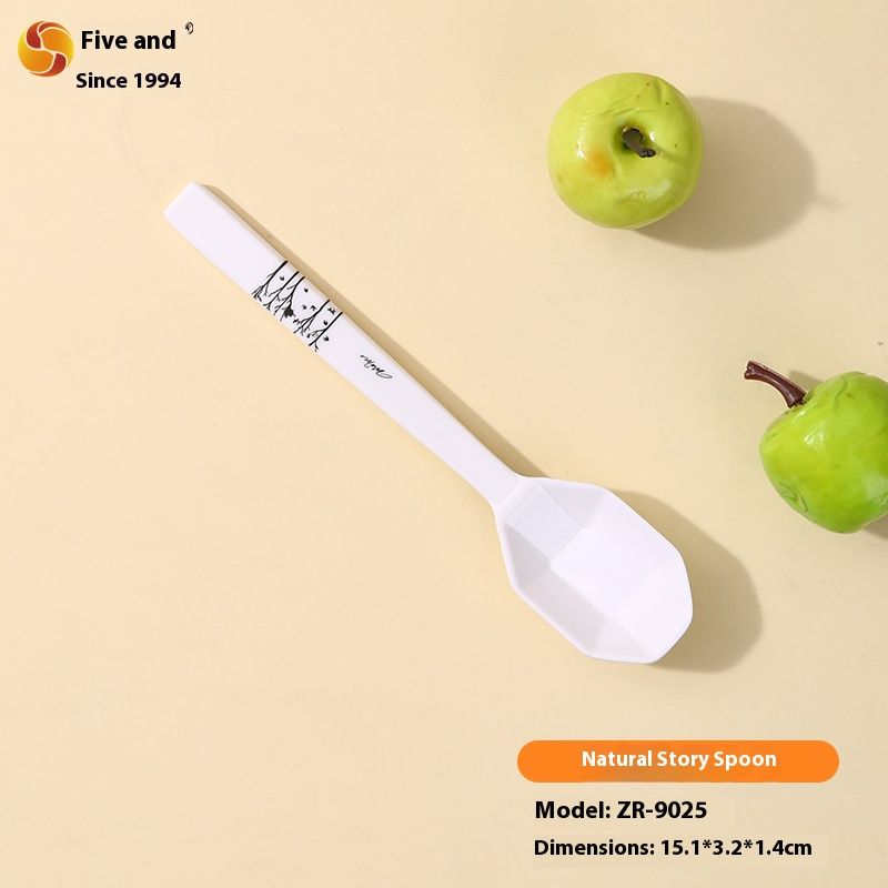 Modern Melamine Dinnerware Set – 16-Piece Animal Print Bowls, Plates & Spoons – Durable, Lightweight & Stylish For Home & Restaurant Use_voghion.com