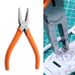Plastic Cutting Pliers 90 Degree Double-Edged CR-V Tip Cutter Nipper with 4/6/8/10mm Flush Jaw for Sprue Burrs Cutting Hand Tool_voghion.com